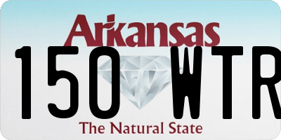 AR license plate 150WTR