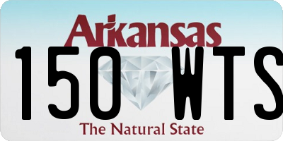 AR license plate 150WTS
