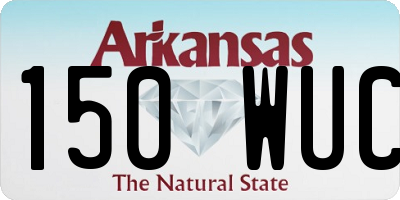 AR license plate 150WUC