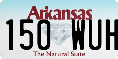 AR license plate 150WUH