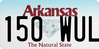 AR license plate 150WUL