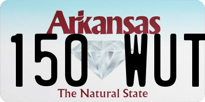 AR license plate 150WUT