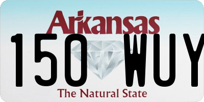 AR license plate 150WUY