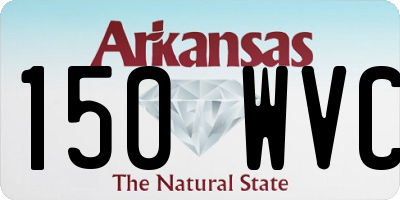 AR license plate 150WVC