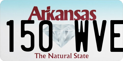 AR license plate 150WVE