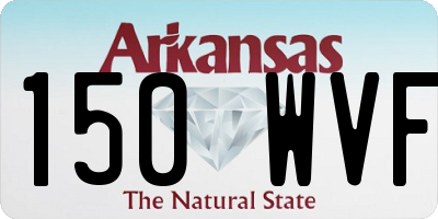 AR license plate 150WVF