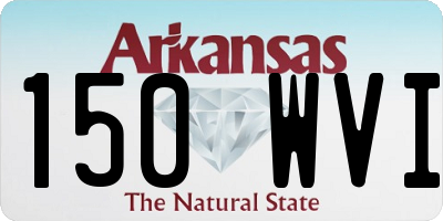 AR license plate 150WVI