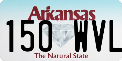 AR license plate 150WVL