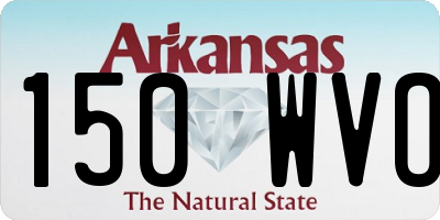 AR license plate 150WVO