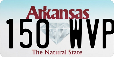 AR license plate 150WVP
