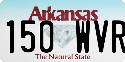AR license plate 150WVR