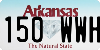 AR license plate 150WWH