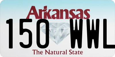 AR license plate 150WWL