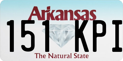 AR license plate 151KPI