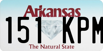 AR license plate 151KPM