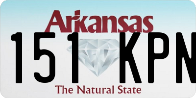 AR license plate 151KPN
