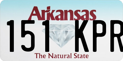 AR license plate 151KPR