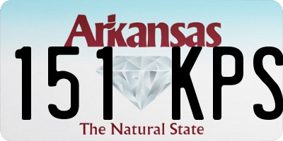 AR license plate 151KPS