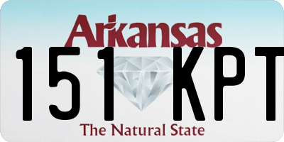 AR license plate 151KPT