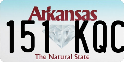 AR license plate 151KQC