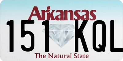 AR license plate 151KQL