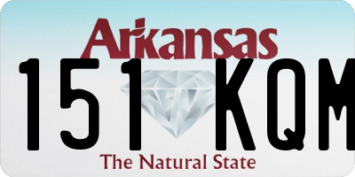 AR license plate 151KQM