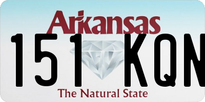 AR license plate 151KQN