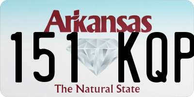AR license plate 151KQP