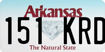 AR license plate 151KRD