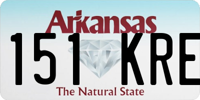 AR license plate 151KRE