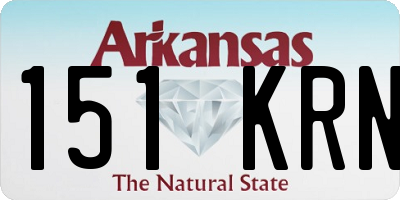 AR license plate 151KRN