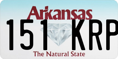 AR license plate 151KRP