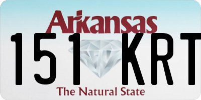AR license plate 151KRT