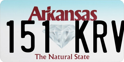AR license plate 151KRV