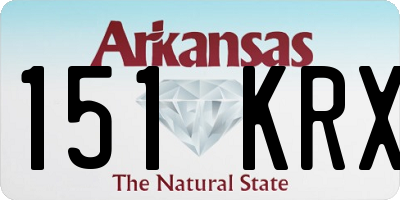 AR license plate 151KRX