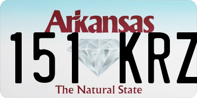 AR license plate 151KRZ