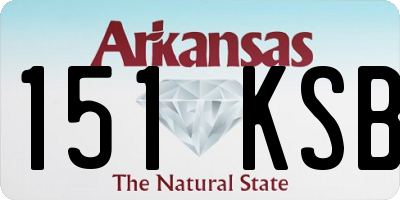 AR license plate 151KSB