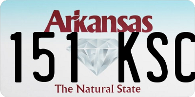 AR license plate 151KSC