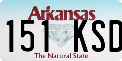 AR license plate 151KSD