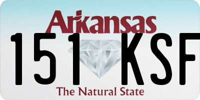 AR license plate 151KSF
