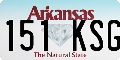 AR license plate 151KSG