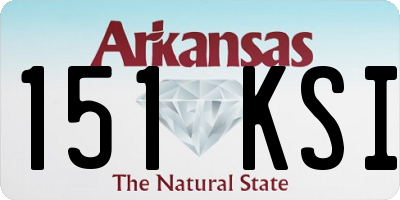 AR license plate 151KSI