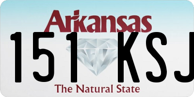 AR license plate 151KSJ