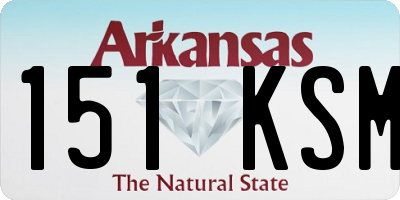 AR license plate 151KSM