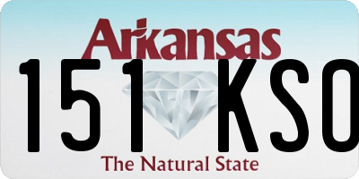 AR license plate 151KSO