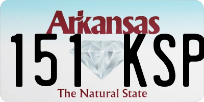 AR license plate 151KSP