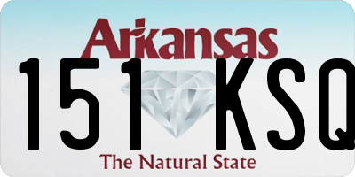 AR license plate 151KSQ