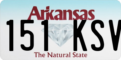 AR license plate 151KSV