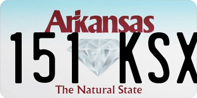 AR license plate 151KSX