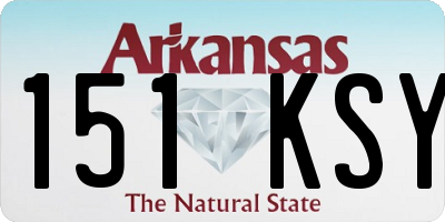 AR license plate 151KSY